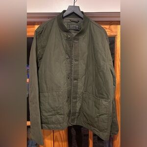 J. Crew Men's Military Liner Style Jacket - Dark Green